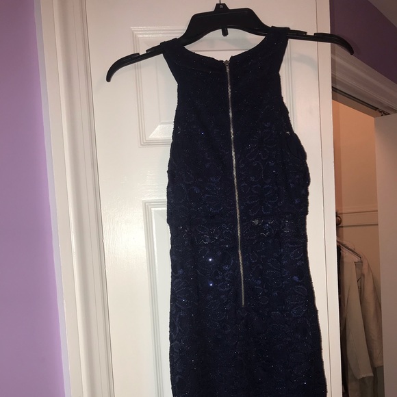 Navy Blue Formal Dress - Picture 4 of 4